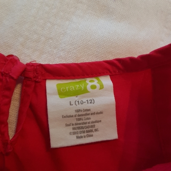 Crazy 8 dress size 10/12 color block sleeveless design with sequin accents - Picture 2 of 4